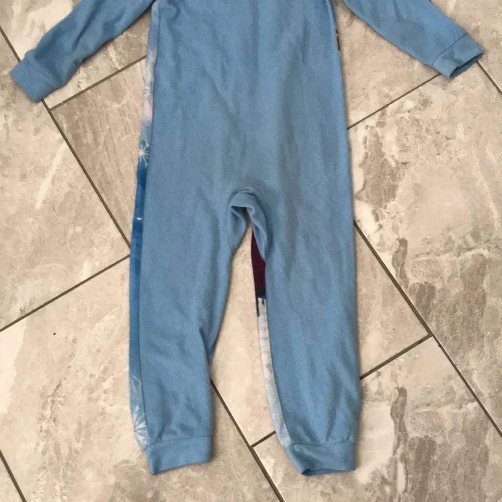 DISNEY Frozen II Fleece Zip Up Pijama Suit With Hood | XS